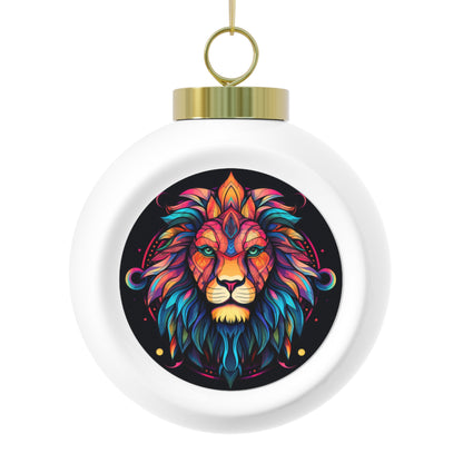 Leo Horoscope Christmas Ball Ornament