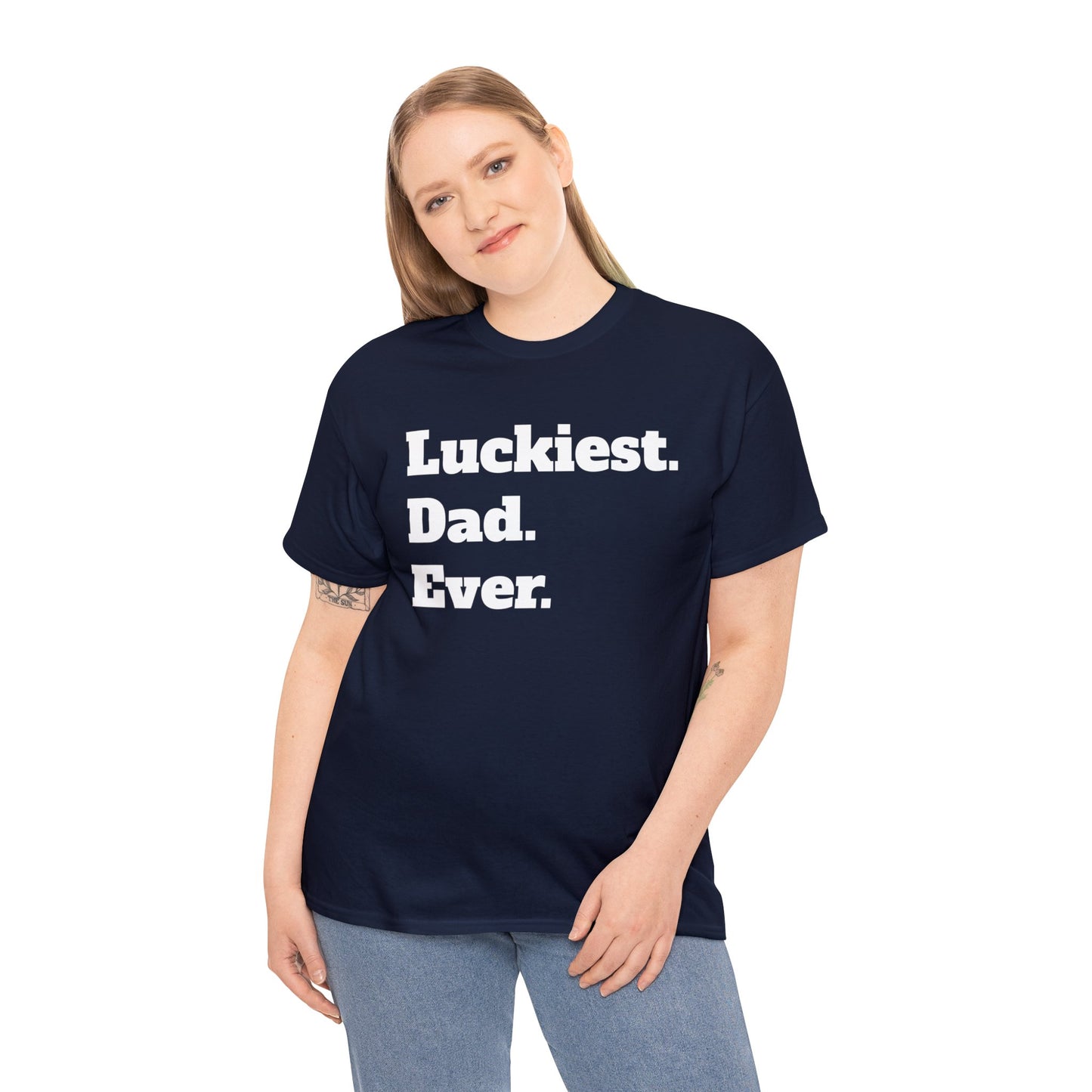 Luckiest Dad Ever Shirt | St. Patricks Day Gift | Father's Day Gift | Gift For Dad