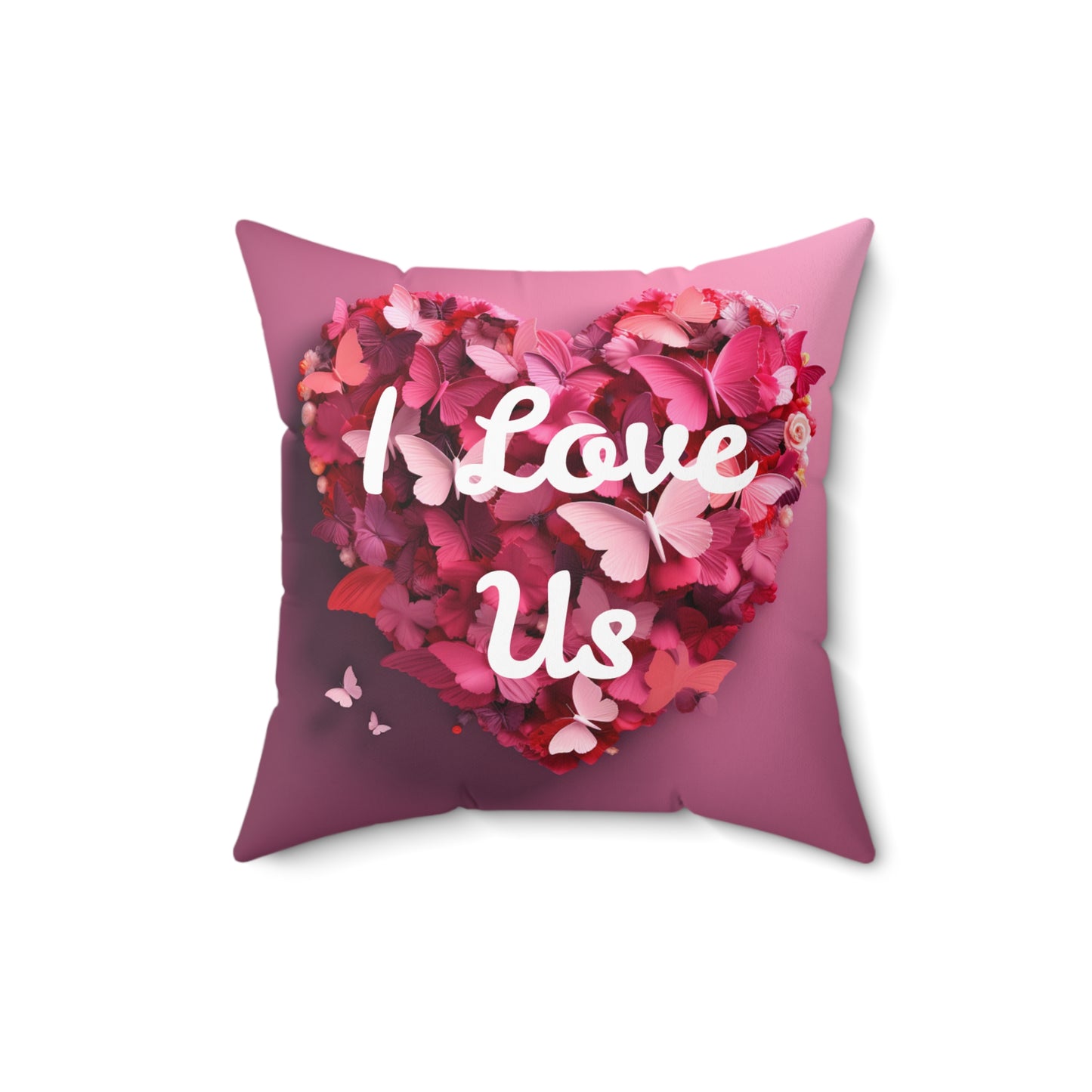 I Love Us Valetine's Day Pillow