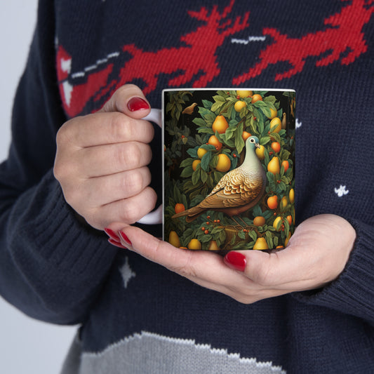 A Partridge in a Pear Tree Ceramic Mug 11oz