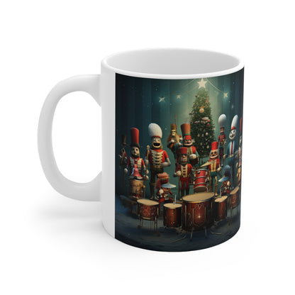 Twelve Drummers Drumming Ceramic Mug 11oz