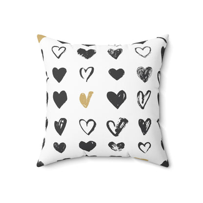 You Are And Will Be My Only True Love Always Pillow - Black