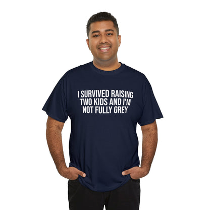 I Survived Raising Two Kids Shirt | Father's Day | Gift For Dad