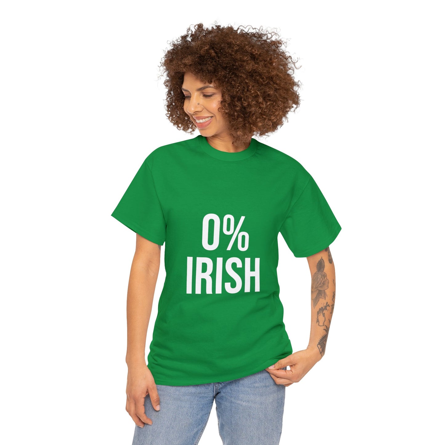 0% Irish Cotton Tee | St. Patricks Day Gift