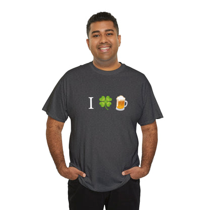 I Love Beer Emoji Shirt | St. Patricks Day Gift