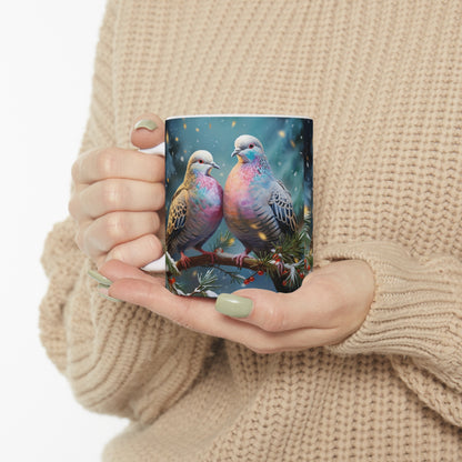 Two Turtle Doves Ceramic Mug 11oz