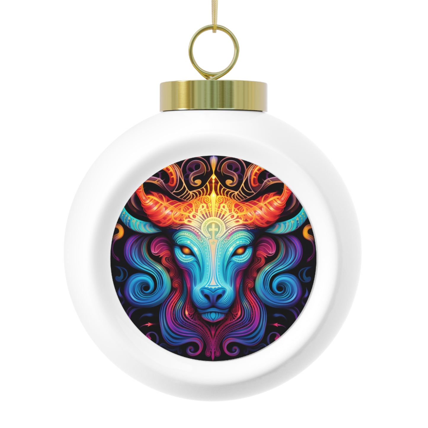 Tarus Horoscope Christmas Ball Ornaments