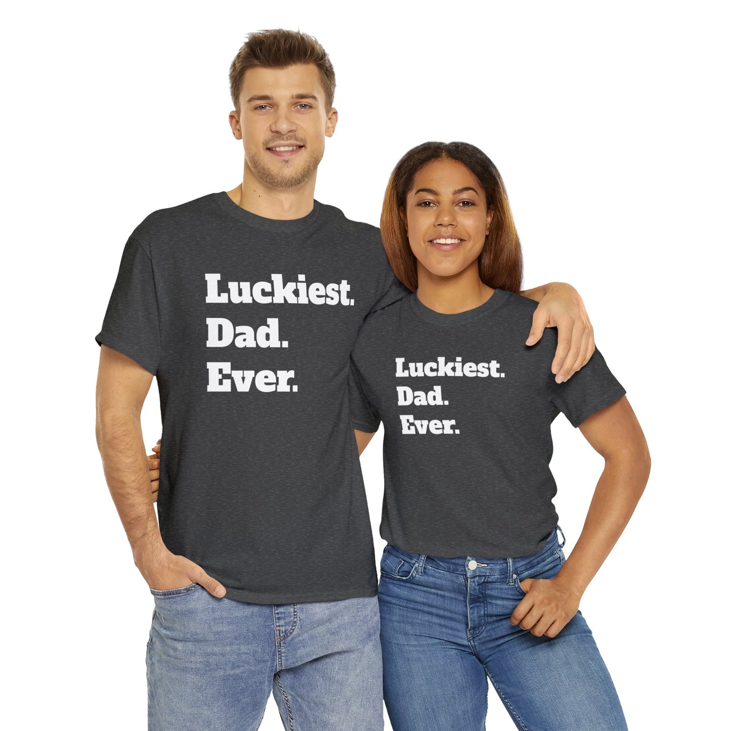 Luckiest Dad Ever Shirt | St. Patricks Day Gift | Father's Day Gift | Gift For Dad