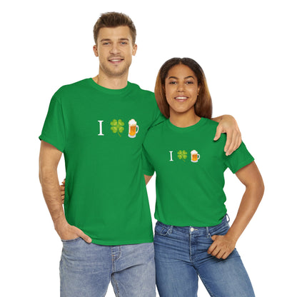 I Love Beer Emoji Shirt | St. Patricks Day Gift