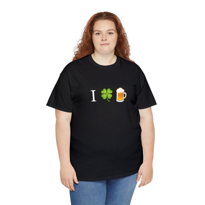 I Love Beer Emoji Shirt | St. Patricks Day Gift