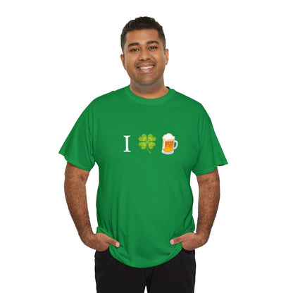 I Love Beer Emoji Shirt | St. Patricks Day Gift