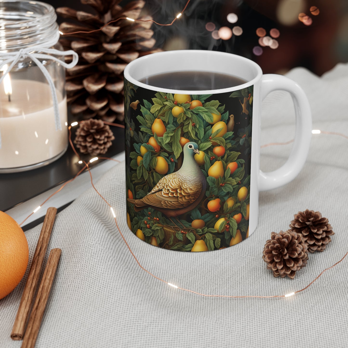 A Partridge in a Pear Tree Ceramic Mug 11oz