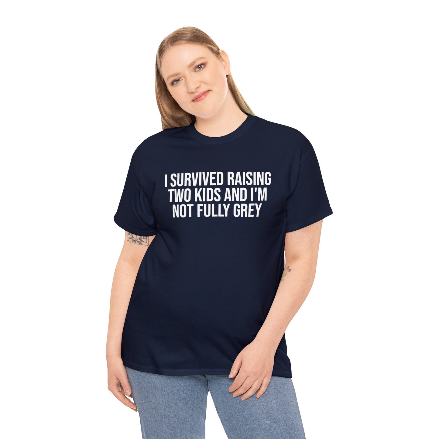 I Survived Raising Two Kids Shirt | Father's Day | Gift For Dad