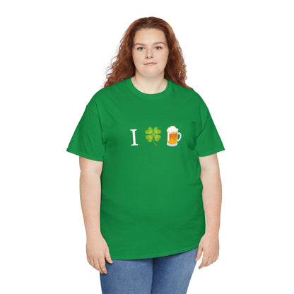 I Love Beer Emoji Shirt | St. Patricks Day Gift