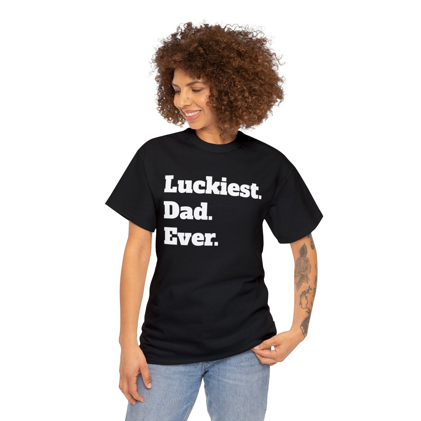 Luckiest Dad Ever Shirt | St. Patricks Day Gift | Father's Day Gift | Gift For Dad