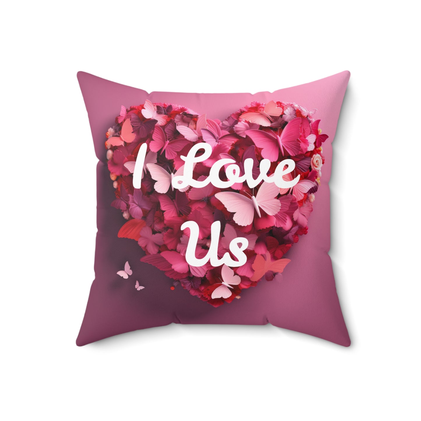 I Love Us Valetine's Day Pillow