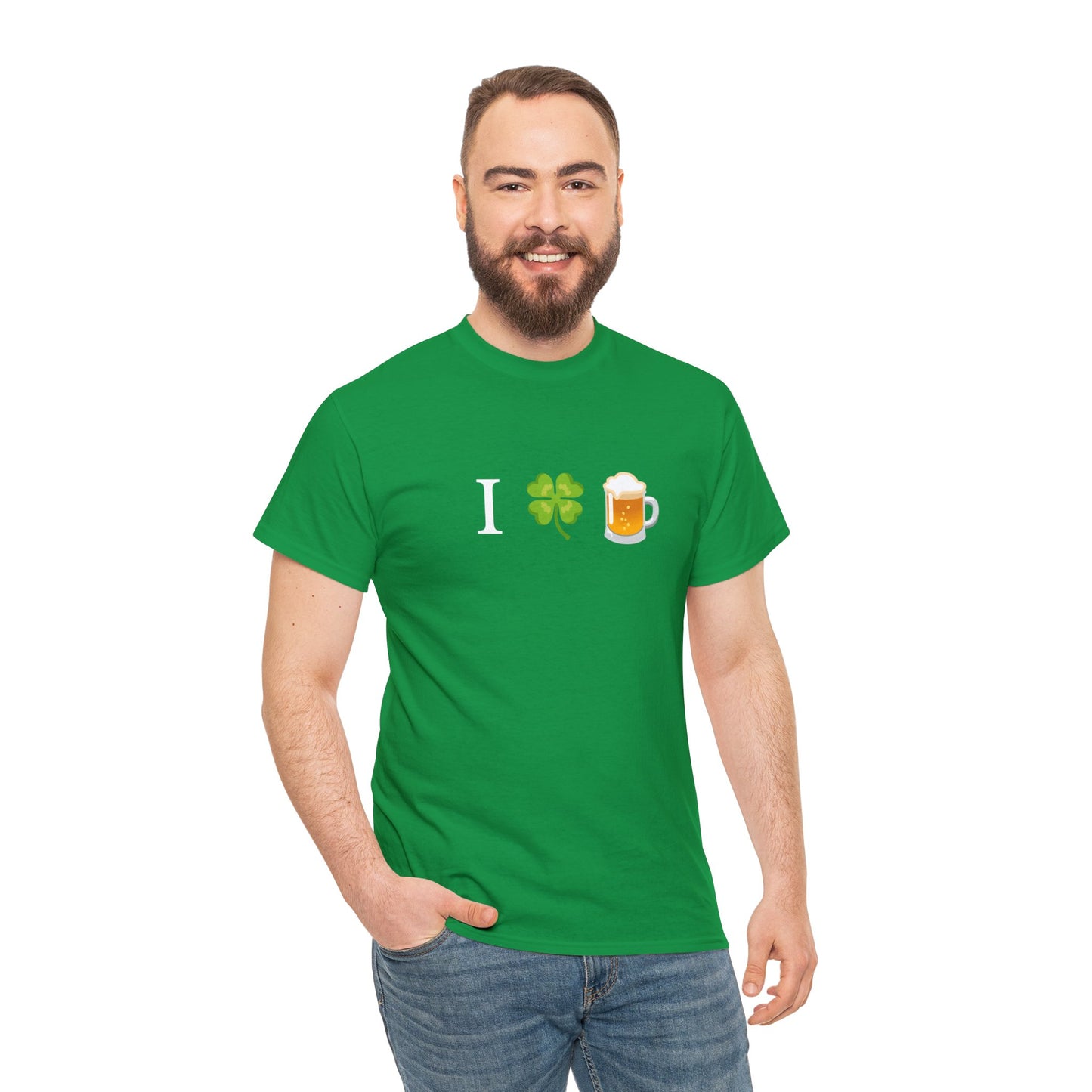 I Love Beer Emoji Shirt | St. Patricks Day Gift