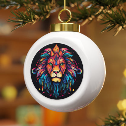 Leo Horoscope Christmas Ball Ornament