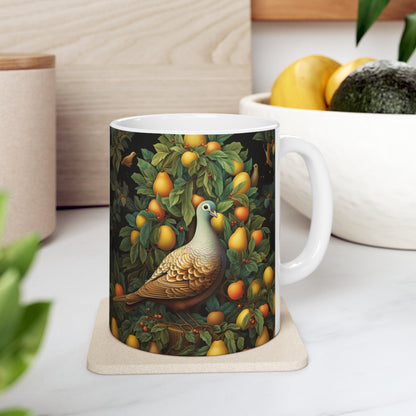 A Partridge in a Pear Tree Ceramic Mug 11oz