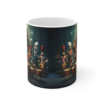 Twelve Drummers Drumming Ceramic Mug 11oz