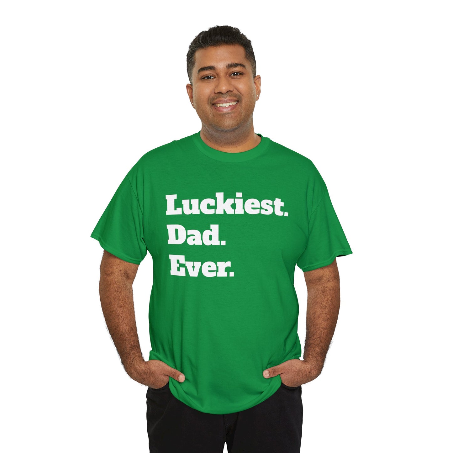 Luckiest Dad Ever Shirt | St. Patricks Day Gift | Father's Day Gift | Gift For Dad