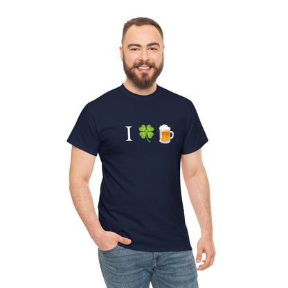 I Love Beer Emoji Shirt | St. Patricks Day Gift