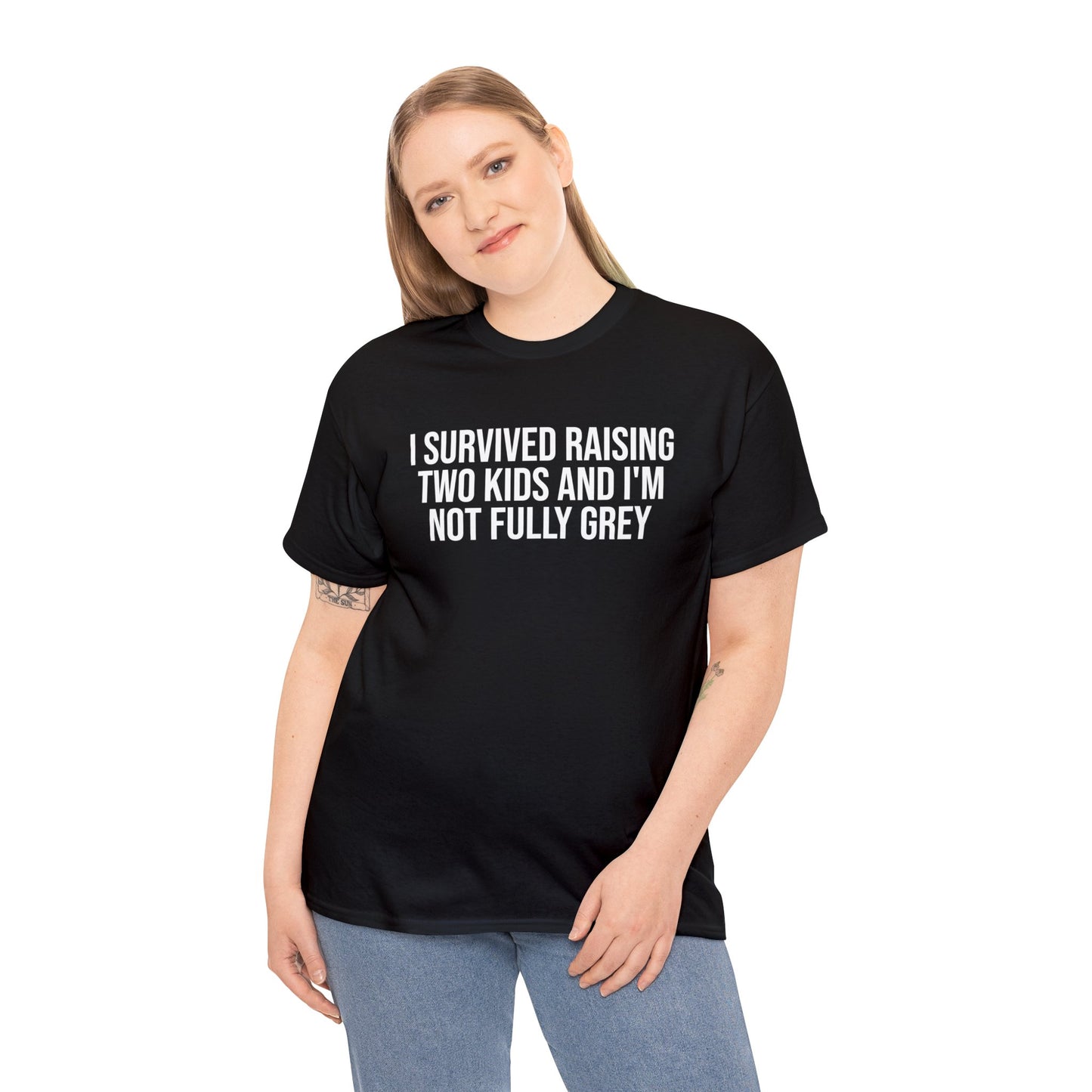 I Survived Raising Two Kids Shirt | Father's Day | Gift For Dad