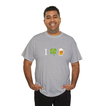 I Love Beer Emoji Shirt | St. Patricks Day Gift