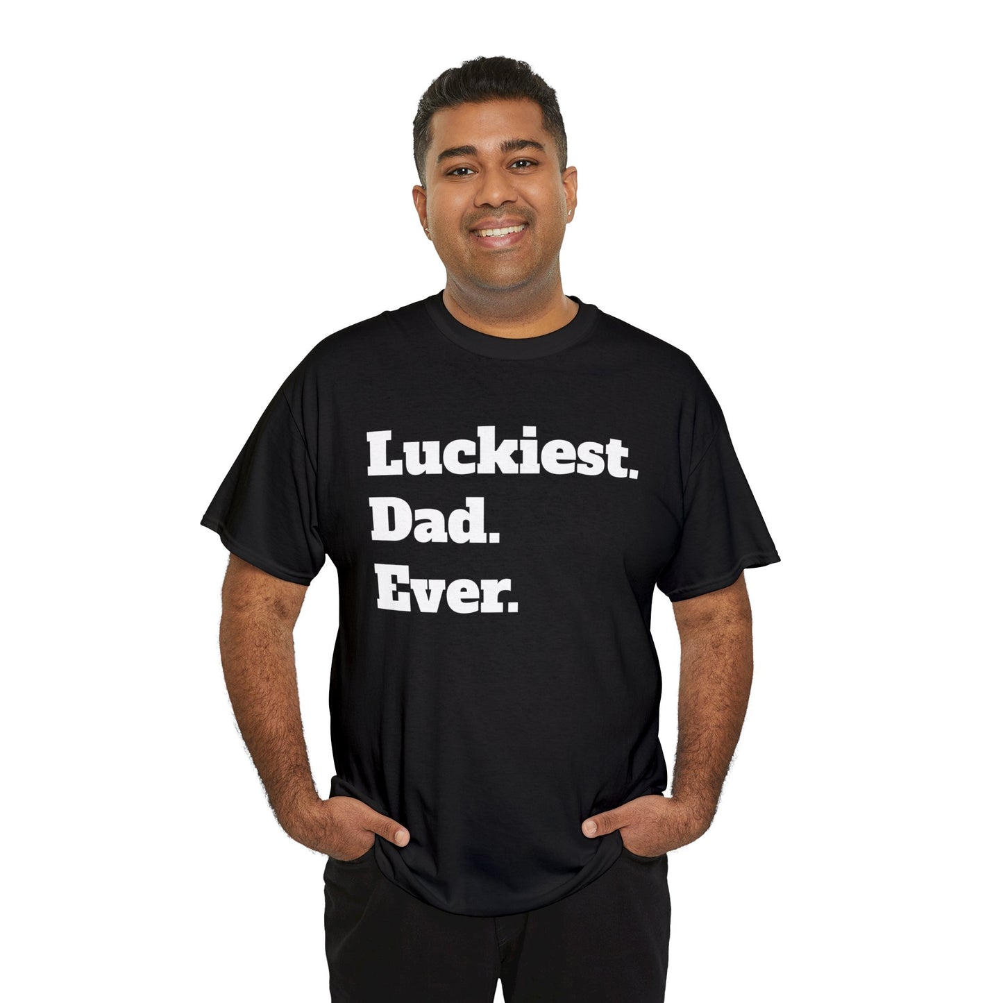 Luckiest Dad Ever Shirt | St. Patricks Day Gift | Father's Day Gift | Gift For Dad