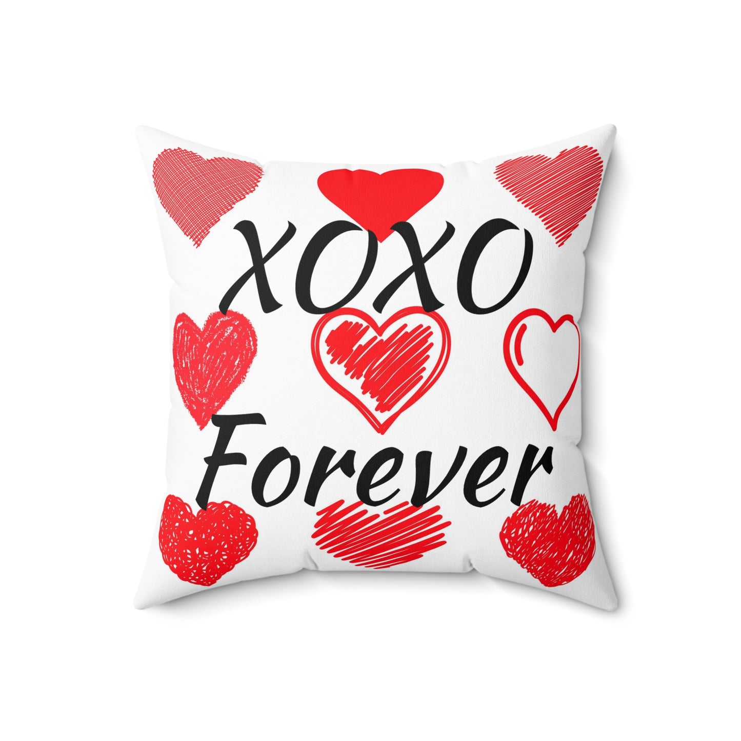 XOXO Forever Valentines Day Pillow