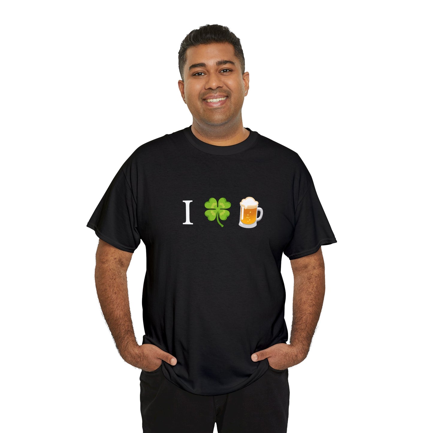 I Love Beer Emoji Shirt | St. Patricks Day Gift