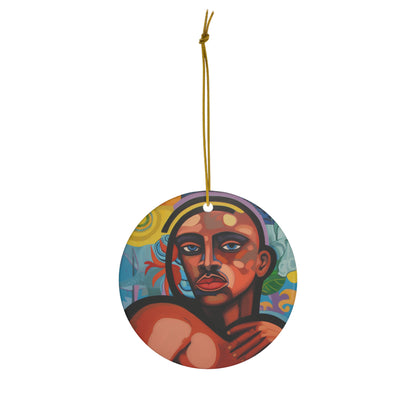 Adonis Ceramic Christmas Ornament