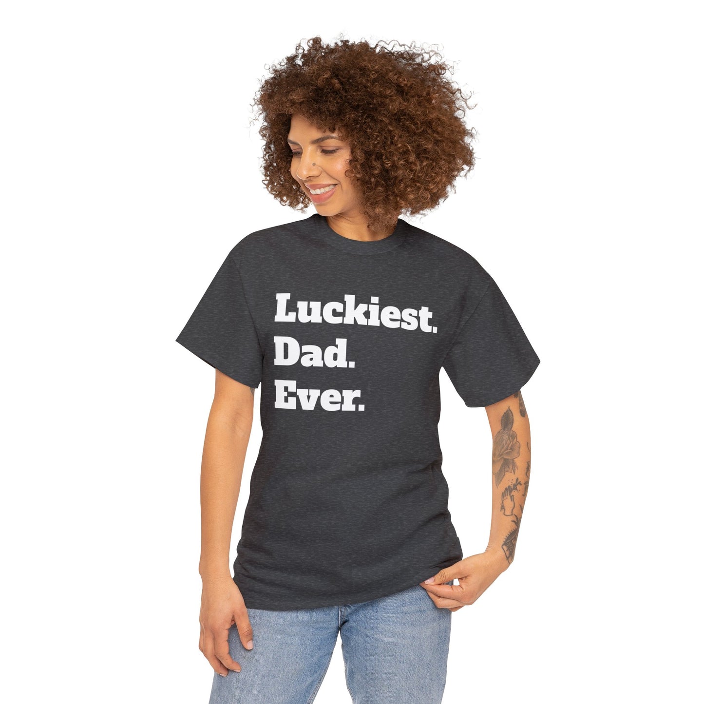 Luckiest Dad Ever Shirt | St. Patricks Day Gift | Father's Day Gift | Gift For Dad