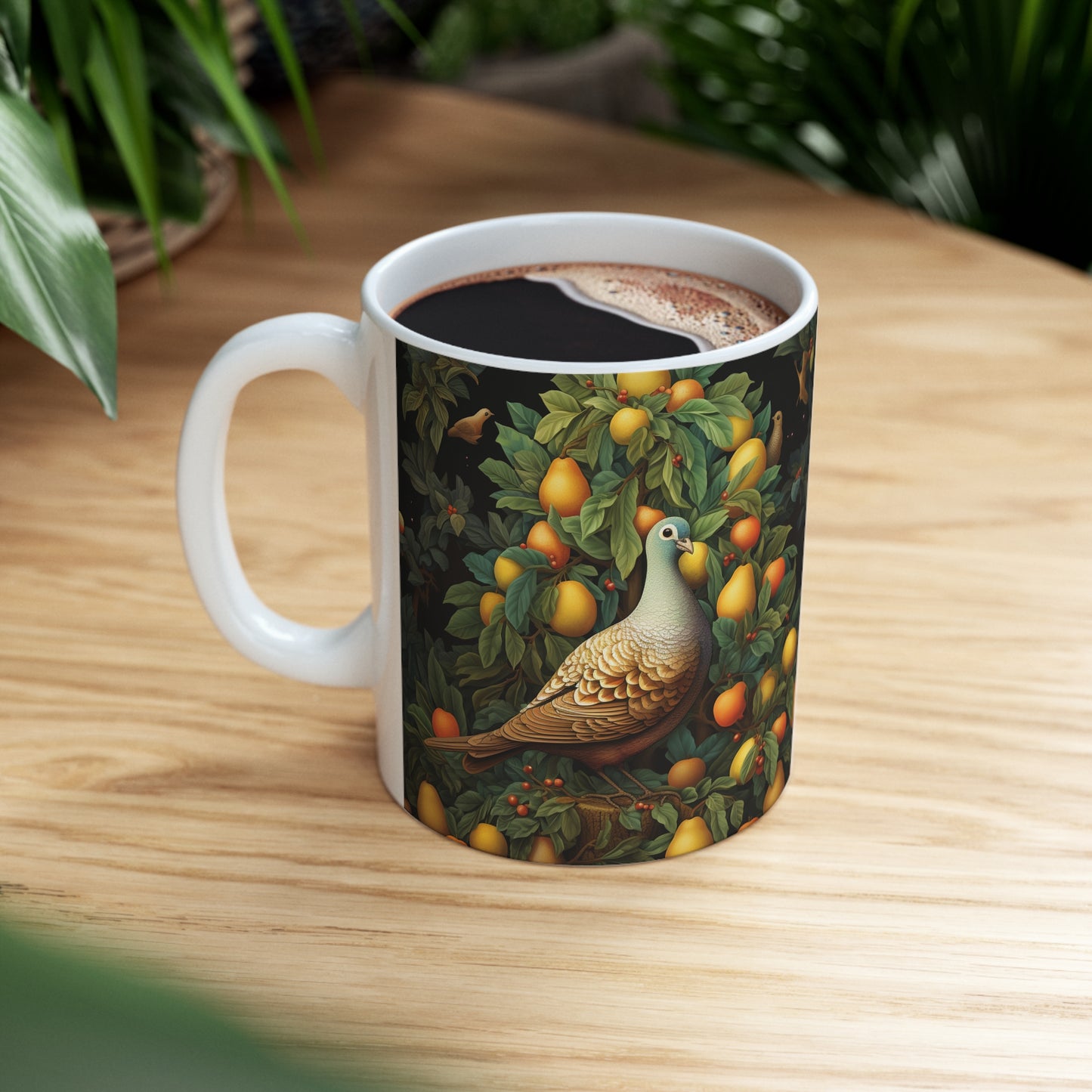 A Partridge in a Pear Tree Ceramic Mug 11oz