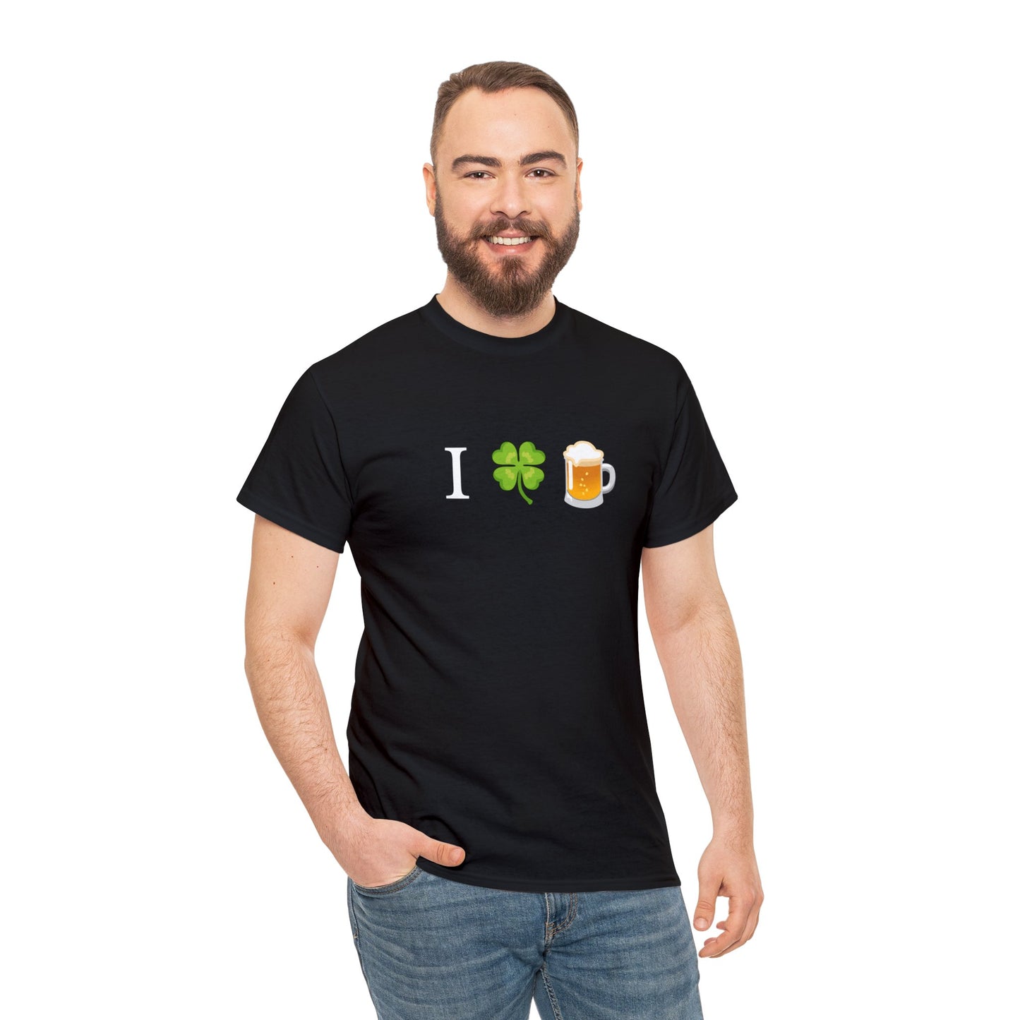 I Love Beer Emoji Shirt | St. Patricks Day Gift