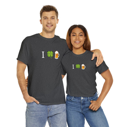 I Love Beer Emoji Shirt | St. Patricks Day Gift