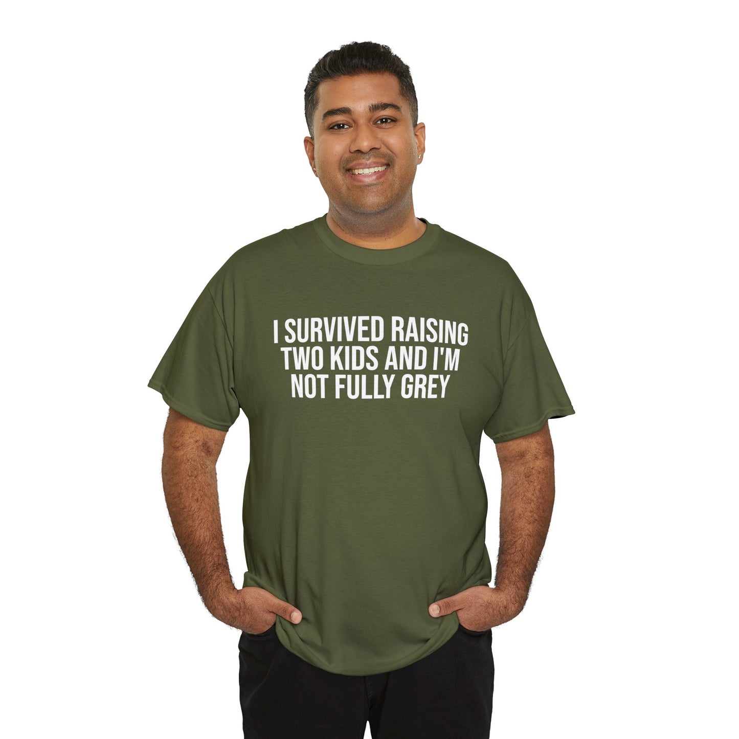 I Survived Raising Two Kids Shirt | Father's Day | Gift For Dad