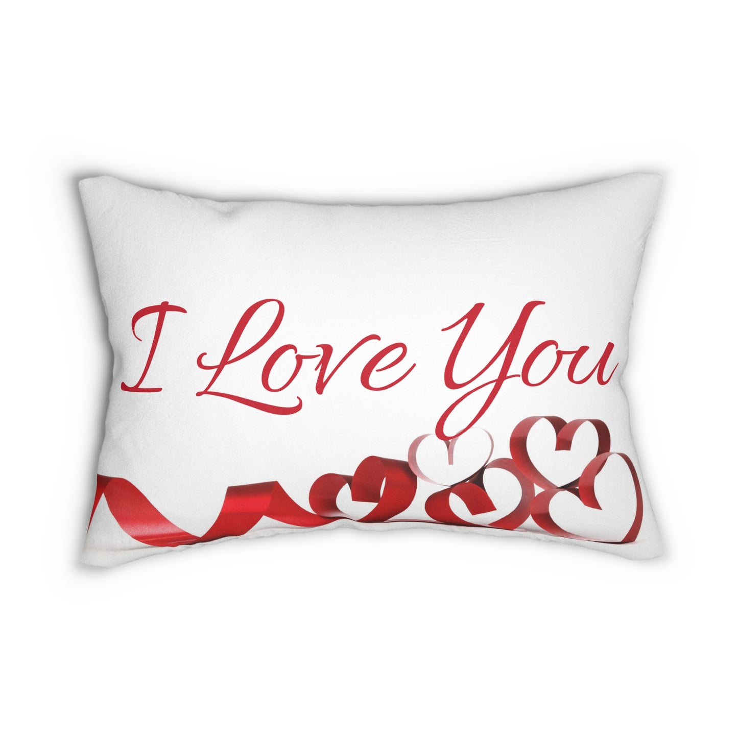 I Love You Valentines Lumbar Pillow