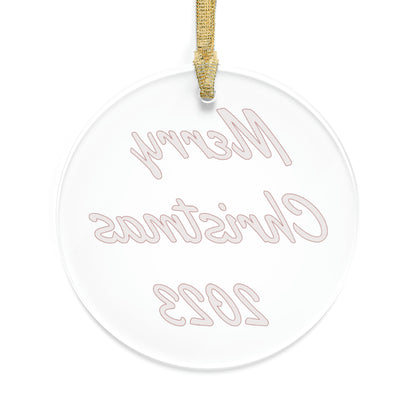 Merry Christmas 2023 Acrylic Ornaments