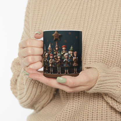 Eleven Pipers Piping Ceramic Mug 11oz