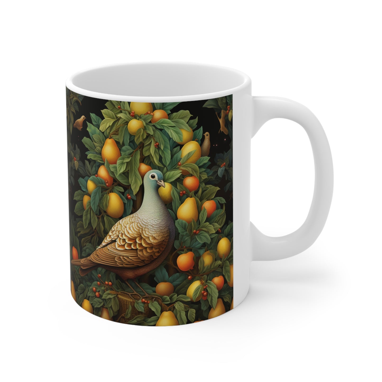 A Partridge in a Pear Tree Ceramic Mug 11oz