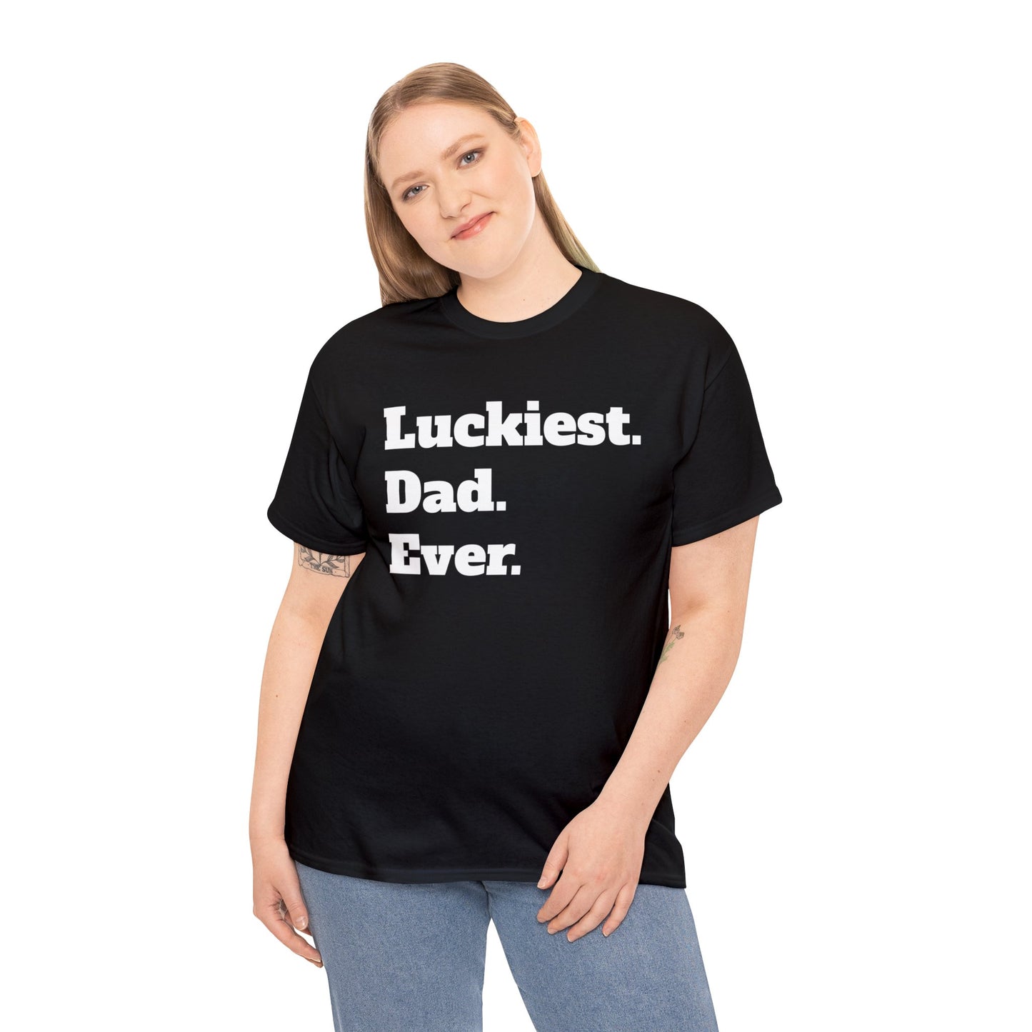 Luckiest Dad Ever Shirt | St. Patricks Day Gift | Father's Day Gift | Gift For Dad