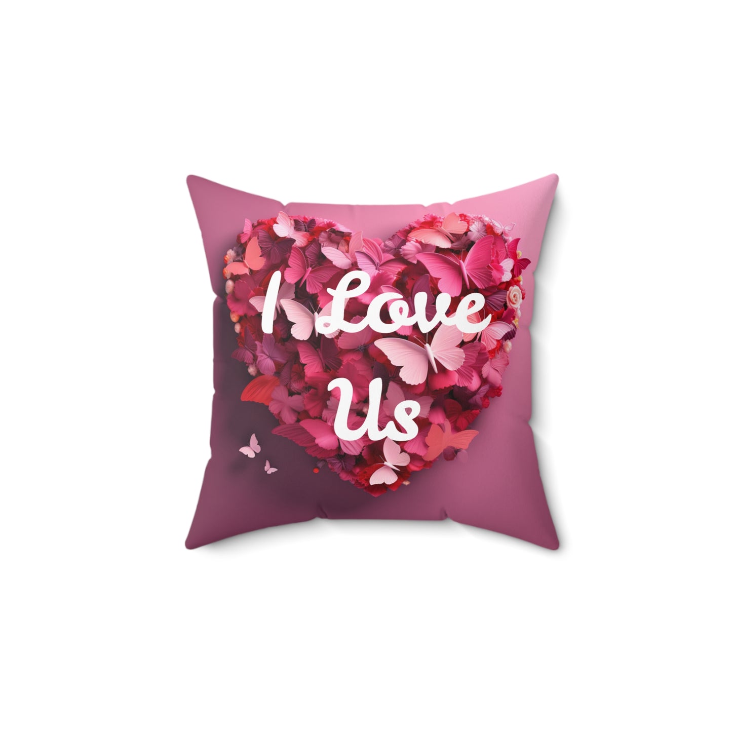 I Love Us Valetine's Day Pillow