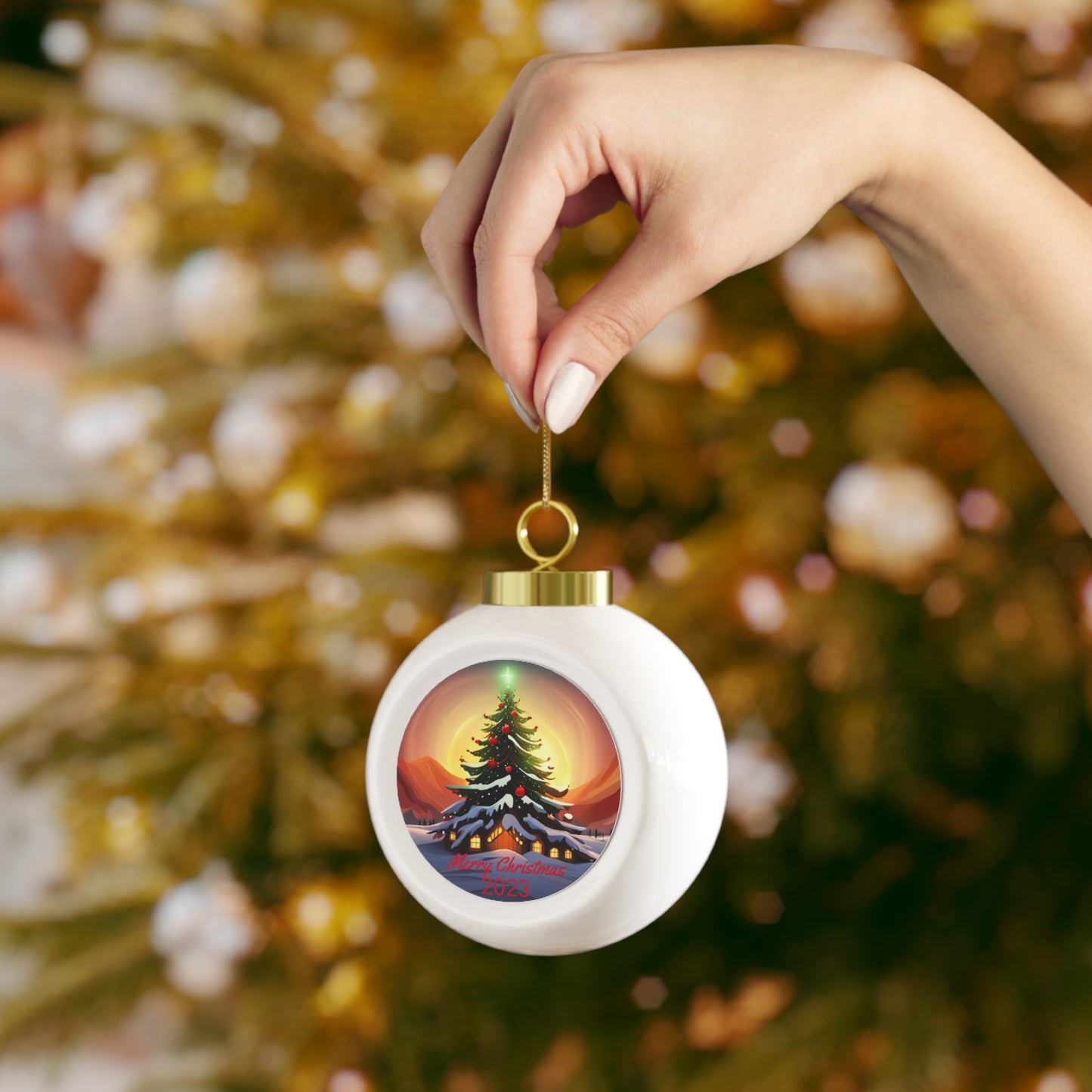 Christmas Tree Christmas Ball Ornament