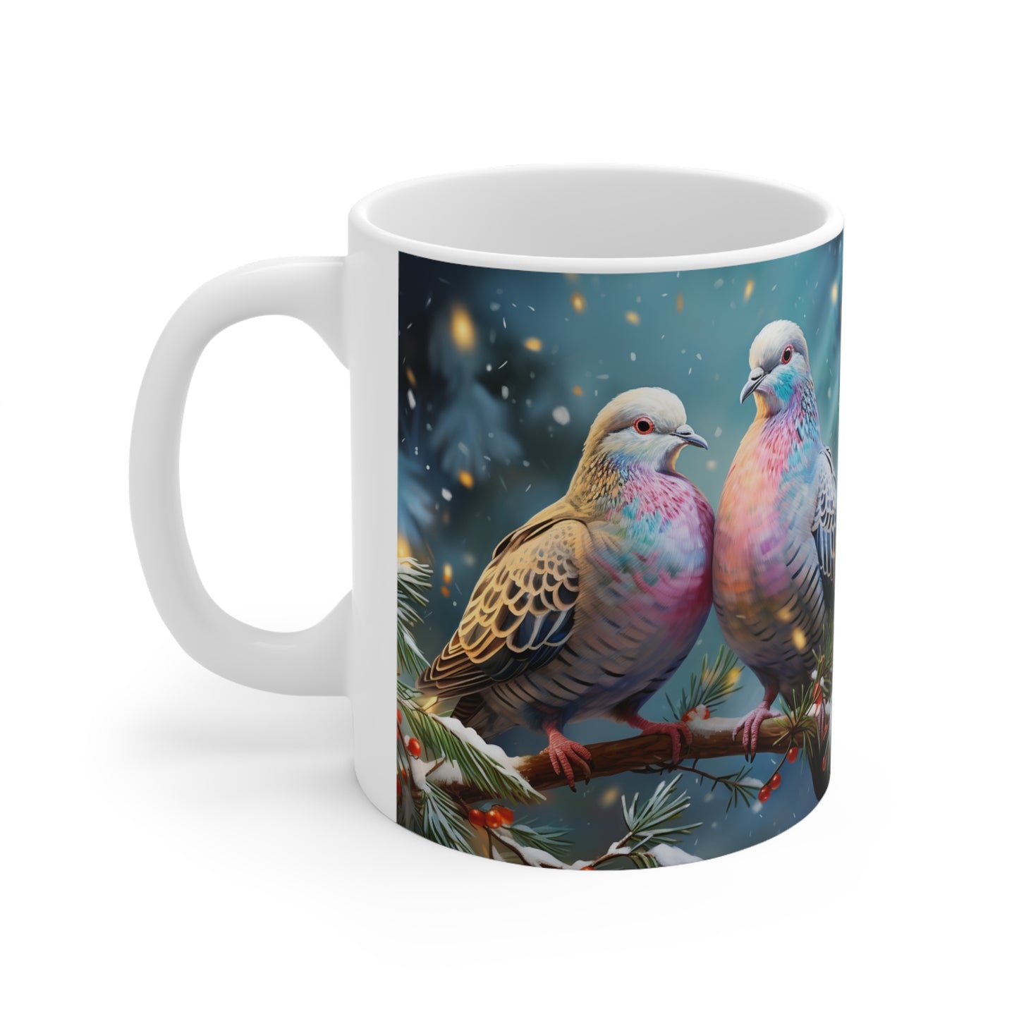 Two Turtle Doves Ceramic Mug 11oz