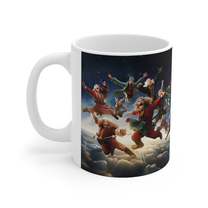 Ten Lords-a-Leaping Ceramic Mug 11oz