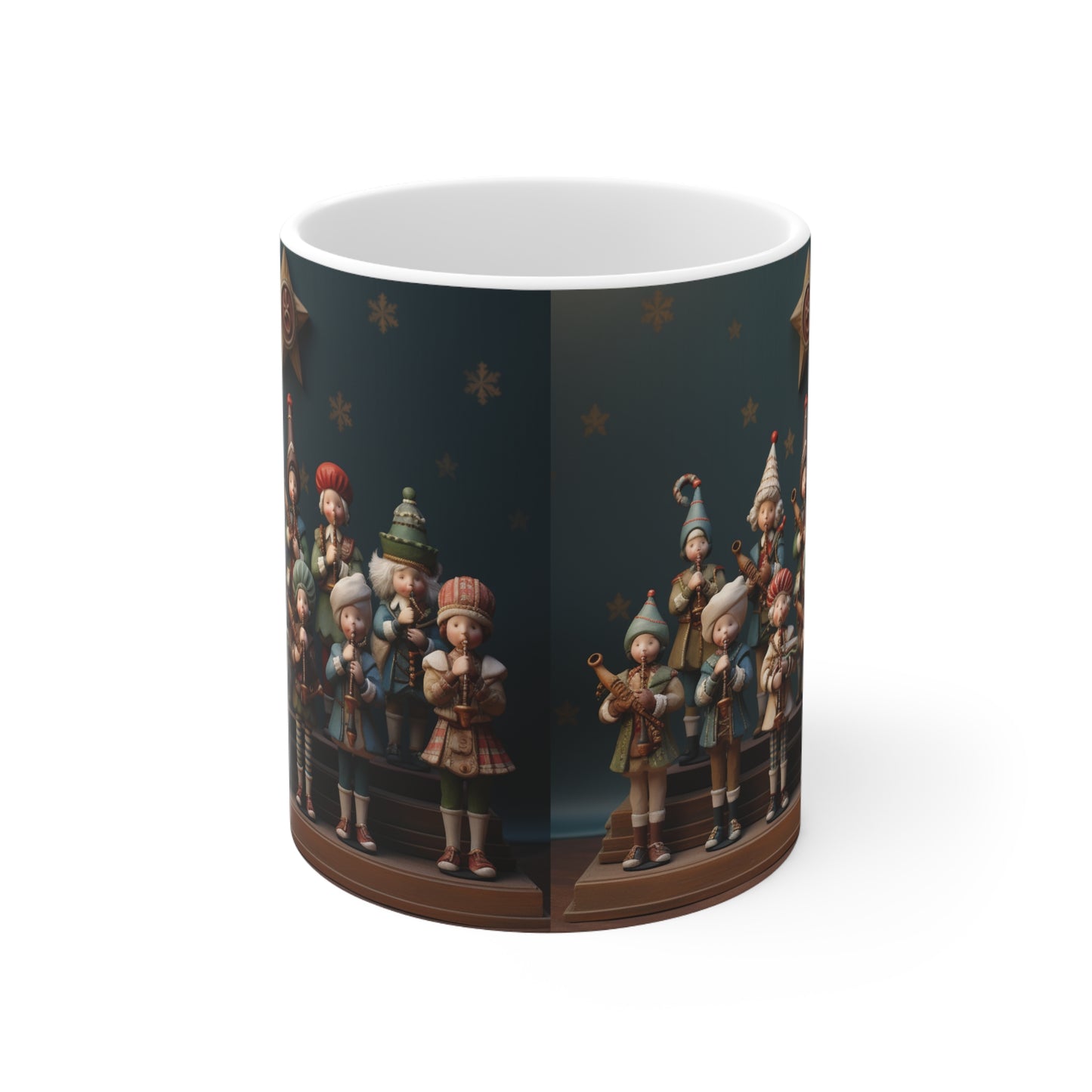 Eleven Pipers Piping Ceramic Mug 11oz