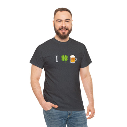 I Love Beer Emoji Shirt | St. Patricks Day Gift