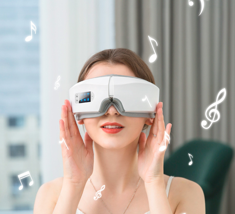 4D Rechargeable Eye Protector Eye Massager Bluetooth Music Player